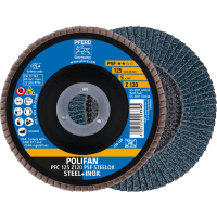 Круг шлифовальный лепестковый POLIFAN PFC 125 Z120 PSF STEELOX (934210)