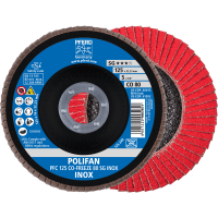 Круг шлифовальный лепестковый POLIFAN PFC 125 CO-FREEZE 80 SG INOX (104156)