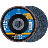 Круг шлифовальный лепестковый POLIFAN PFC 125 Z40 PSF STEELOX (377345)
